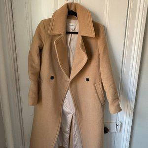 Women’s Club Monaco Daylina wool camel coat M